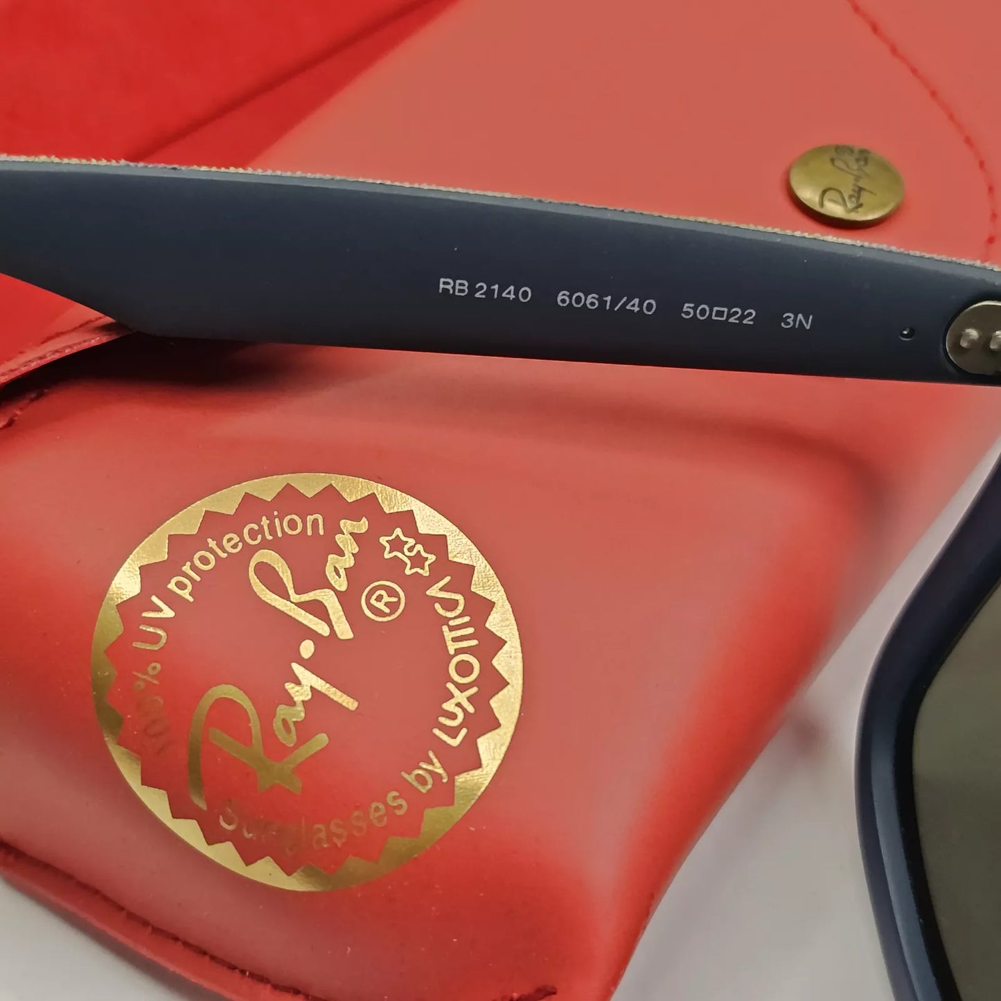 Ray-Ban Sunglasses Wayfarer Camoflauge Blue Silver Grey Mirror RB 2140 6061/40