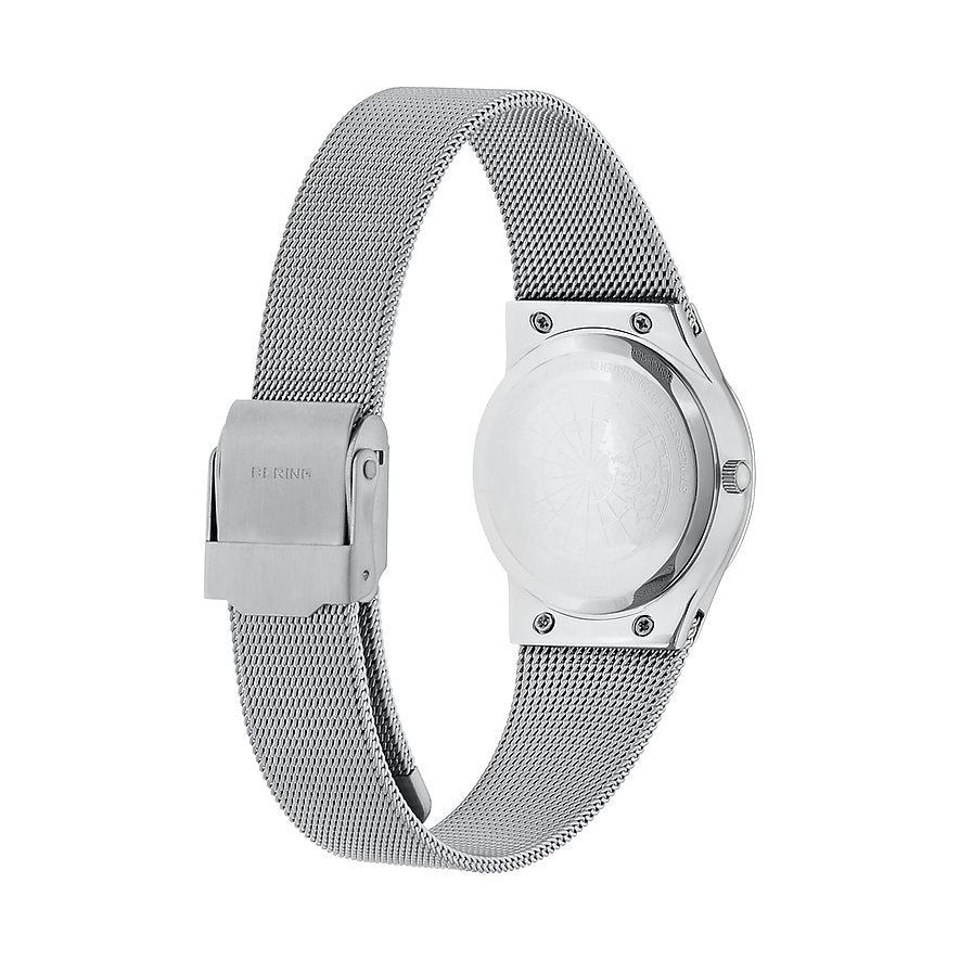 Bering Silver Analogue Watch For Women 12927-000 MSRP $129