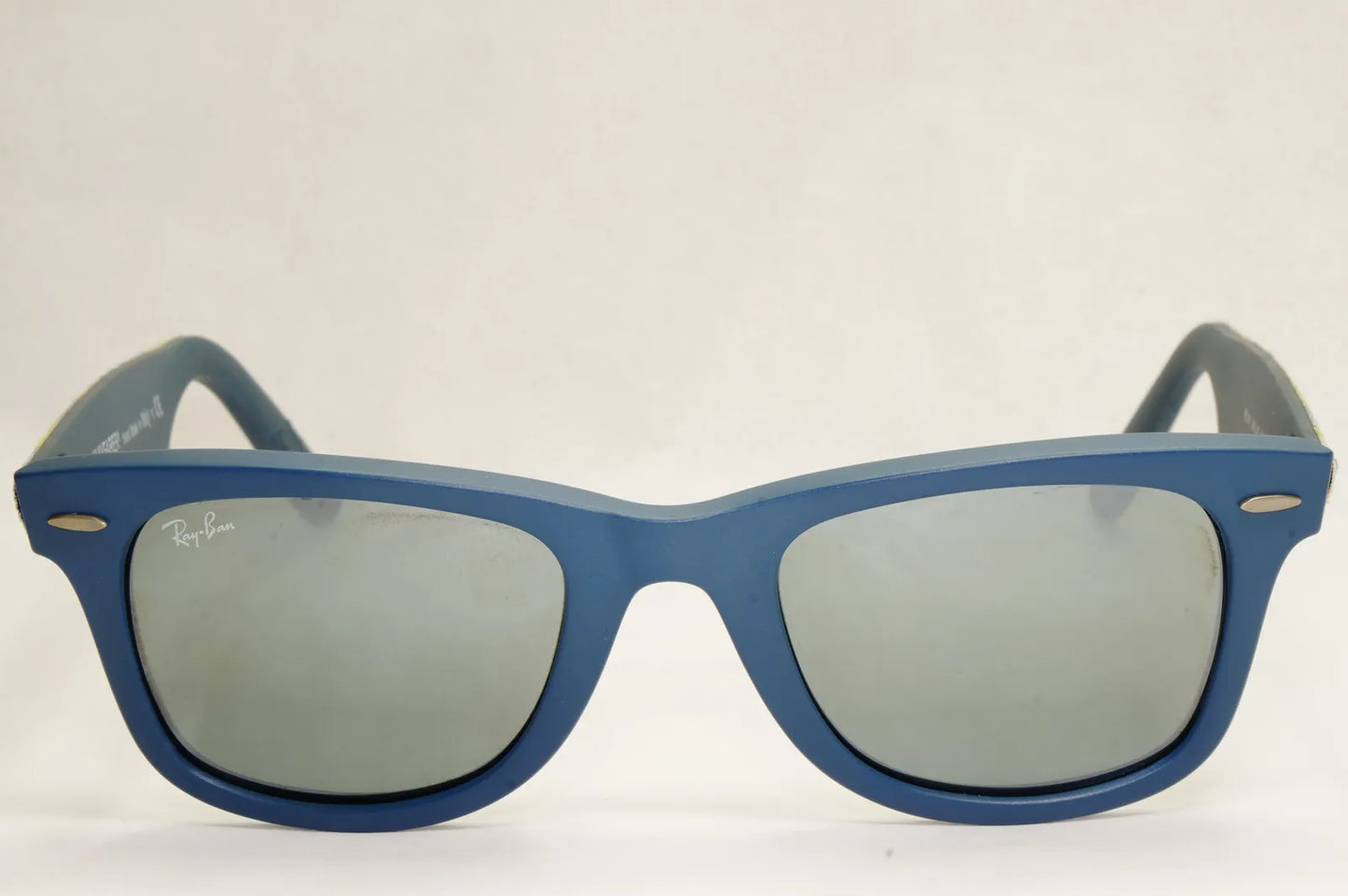 Ray-Ban Sunglasses Wayfarer Camoflauge Blue Silver Grey Mirror RB 2140 6061/40