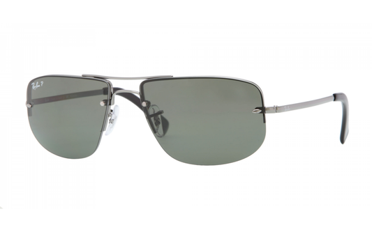 Ray Ban RB 3497 004/9A Gunmetal/Polarized Sunglasses 59-16-135 $180