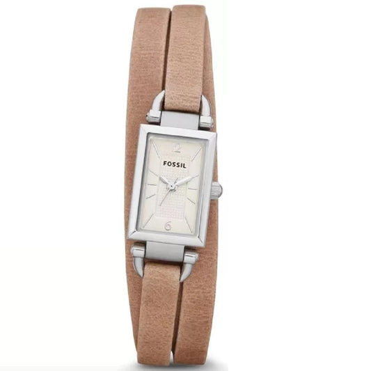 Fossil Delaney Silver Dial Stainless Steel Ladies Watch JR1370 MSRP $95