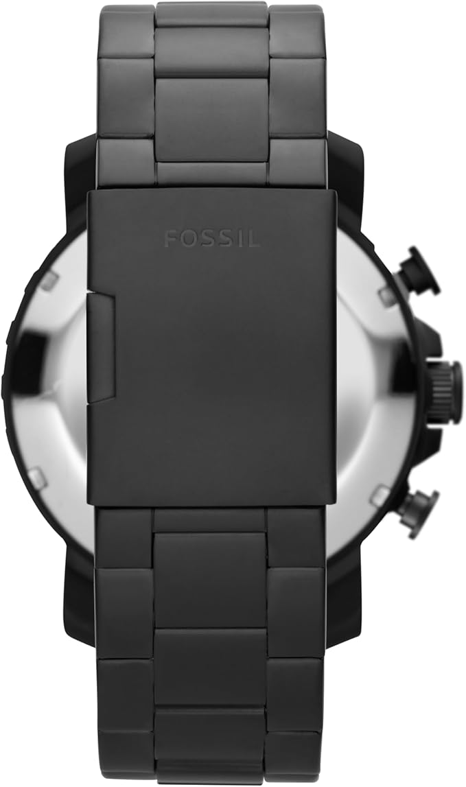 Fossil Nate Men's Watch with Oversized Chronograph Watch JR1401 MSRP $145.00